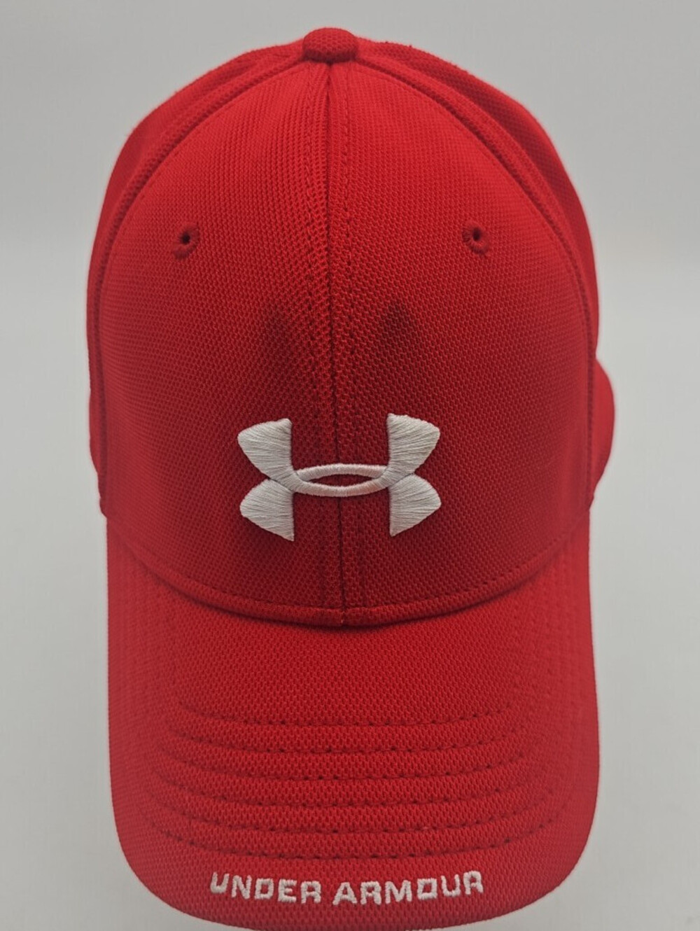 Under Armour Unisex Hat Golf Baseball Cap Red X L Large Worn Once